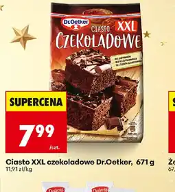 Biedronka Ciasto XXL czekoladowe Dr.Oetker oferta