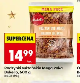 Biedronka Rodzynki sułtańskie Mega Paka Bakello oferta