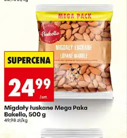 Biedronka Bakello Migdały łuskane Mega Paka oferta
