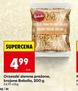 Biedronka Orzeszki ziemne prażone, krojone Bakello oferta