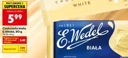Biedronka E.Wedel Czekolada biała oferta