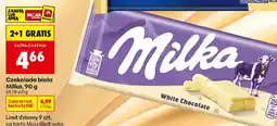 Biedronka Milka Czekolada biała oferta