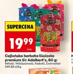 Biedronka Sir Adalbert's herbata liściasta oferta