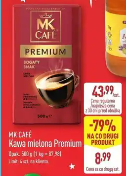 ALDI Kawa mielona MK CAFÉ Premium oferta
