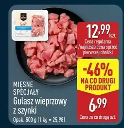 ALDI Gulasz wieprzowy z szynki MIĘSNE SPECJAŁY oferta