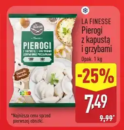 ALDI Pierogi z kapustą i grzybami La Finesse oferta