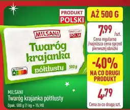 ALDI Twaróg półtłusty krajanka Milsani oferta