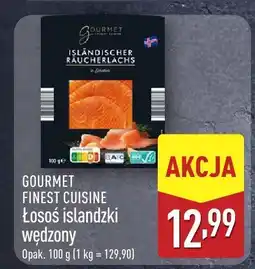 ALDI Łosoś islandzki wędzony Gourmet Finest Cuisine oferta