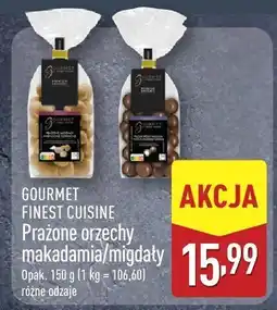 ALDI Prażone orzechy makadamia różne rodzaje GOURMET FINEST CUISINE oferta