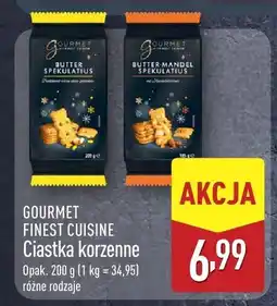 ALDI Ciastka korzenne różne rodzaje GOURMET FINEST CUISINE oferta