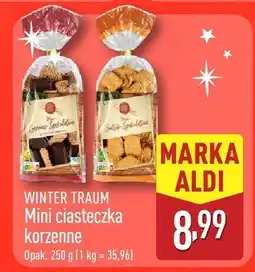 ALDI Mini ciasteczka korzenne Winter Traum oferta