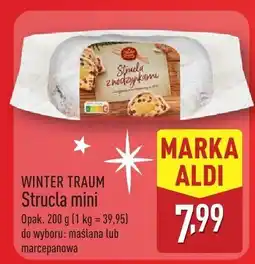 ALDI Strucla mini marcepanowa WINTER TRAUM oferta