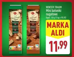 ALDI Mini batoniki nugatowe WINTER TRAUM oferta