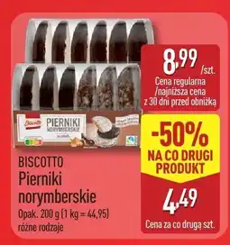 ALDI Pierniki norymberskie różne rodzaje BISCOTTO oferta