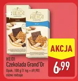 ALDI Czekolada Grand'Or HEIDI różne rodzaje oferta