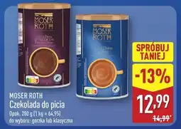 ALDI Czekolada Moser Roth do picia oferta