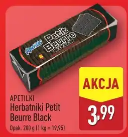ALDI Herbatniki Petit Beurre Black APETILKI oferta
