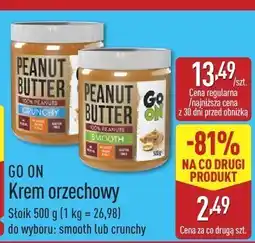 ALDI Krem orzechowy smooth GO ON oferta