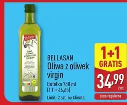 ALDI Oliwa z oliwek virgin BELLASAN butelka 750 ml oferta