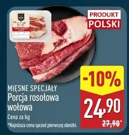 ALDI Porcja rosołowa wołowa mięsna Aldi oferta