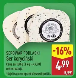ALDI Ser koryciński Serowar Podlaski oferta
