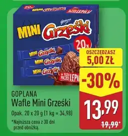 ALDI Wafle Mini Grzeski Goplana oferta