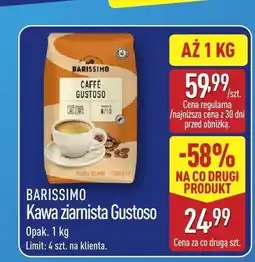 ALDI Kawa ziarnista Gustoso 1 kg BARISSIMO oferta