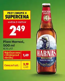 Biedronka Piwo Harnaś oferta
