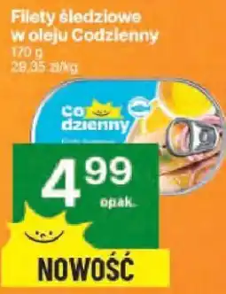 Delikatesy Centrum Filety śledziowe w oleju Codzienny 170 g oferta