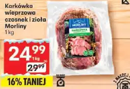 Delikatesy Centrum Karkówka wieprzowa czosnek i zioła Morliny oferta