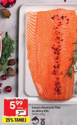 Delikatesy Centrum Łosoś atlantycki filet ze skórą XXL Delikatesy Centrum oferta