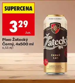 Biedronka Zatecký Piwo Czerny oferta