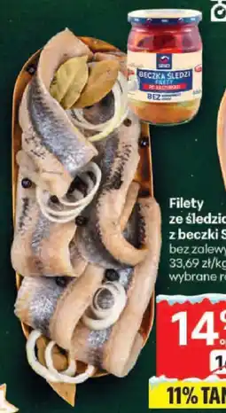 Delikatesy Centrum Filety ze śledzia z beczki Seko bez zalewy oferta
