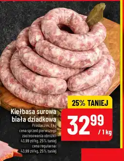 Polomarket Kiełbasa surowa biała dziadkowa Prosiaczek oferta