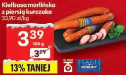 Delikatesy Centrum Kiełbasa morlińska z piersią kurczaka Delikatesy Centrum oferta