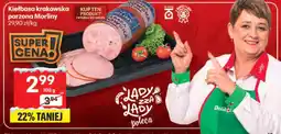Delikatesy Centrum Kiełbasa krakowska parzona Morliny oferta