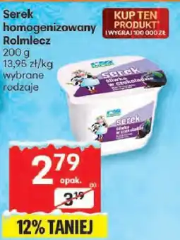 Delikatesy Centrum Serek Serek homogenizowany Rolmlecz wybrane rodzaje oferta