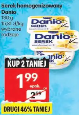 Delikatesy Centrum Serek Serek homogenizowany Danio wybrane rodzaje oferta