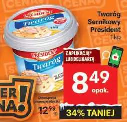 Delikatesy Centrum Twaróg Twaróg Sernikowy President oferta
