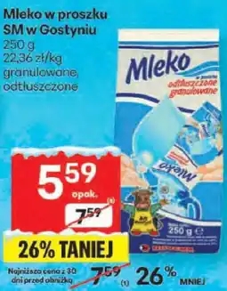 Delikatesy Centrum Mleko Mleko w proszku SM w Gostyniu granulowane, odtłuszczone oferta