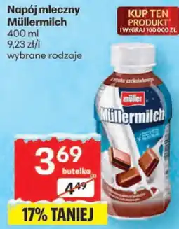Delikatesy Centrum Napój Napój mleczny Müllermilch wybrane rodzaje oferta
