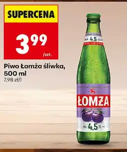 Biedronka Piwo Lomża śliwka oferta