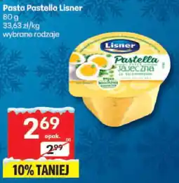 Delikatesy Centrum Pasta Pastella Lisner wybrane rodzaje 80g oferta