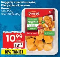 Delikatesy Centrum Nuggetsy z piersi kurczaka, Filety z piersi kurczaka Drosed 320-350g oferta