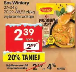 Delikatesy Centrum Sos Winiary wybrane rodzaje 27-34g oferta