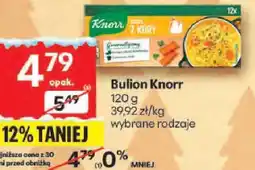Delikatesy Centrum Bulion Knorr wybrane rodzaje 120g oferta