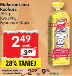 Delikatesy Centrum Makaron Leon Kucharz wybrane rodzaje oferta