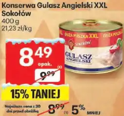 Delikatesy Centrum Konserwa Gulasz Angielski XXL Sokołów oferta