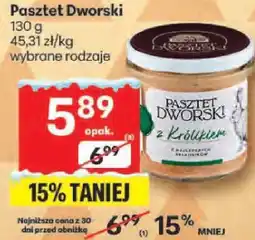 Delikatesy Centrum Pasztet Dworski wybrane rodzaje oferta