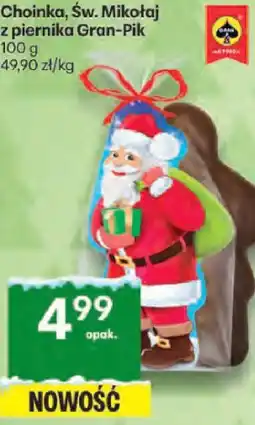 Delikatesy Centrum Choinka, Św. Mikołaj z piernika Gran-Pik oferta